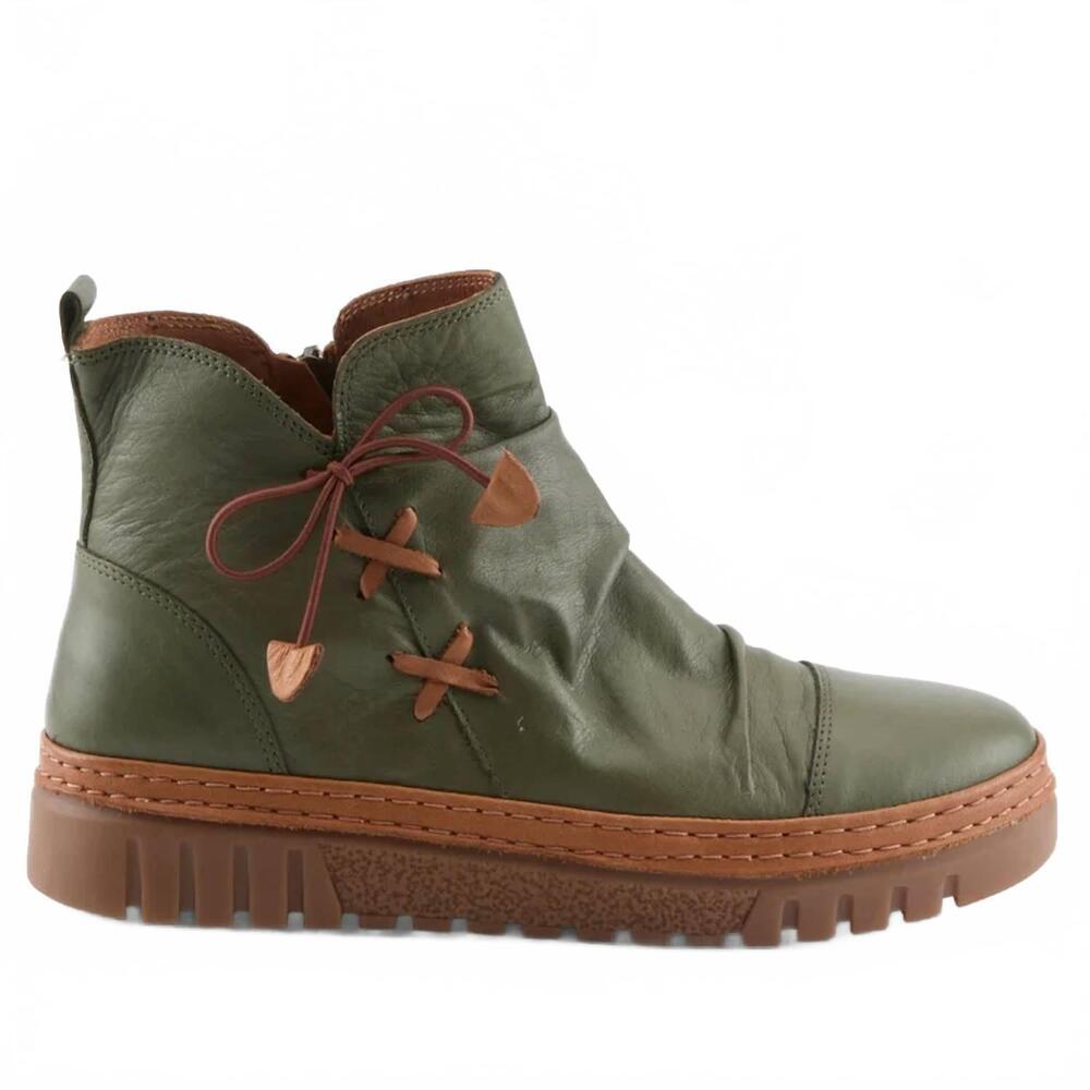 NEW SPRING STEP SHOES women's vandis ankle bootie in olive